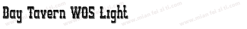 Bay Tavern W05 Light字体转换